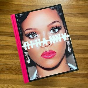 Rihanna by Rihanna large coffee table book + Taschen acrylic book stand